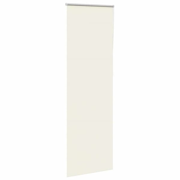 vidaXL Rullgardin mörkläggning naturvit 80x230 cm tygbredd 75,7 cm