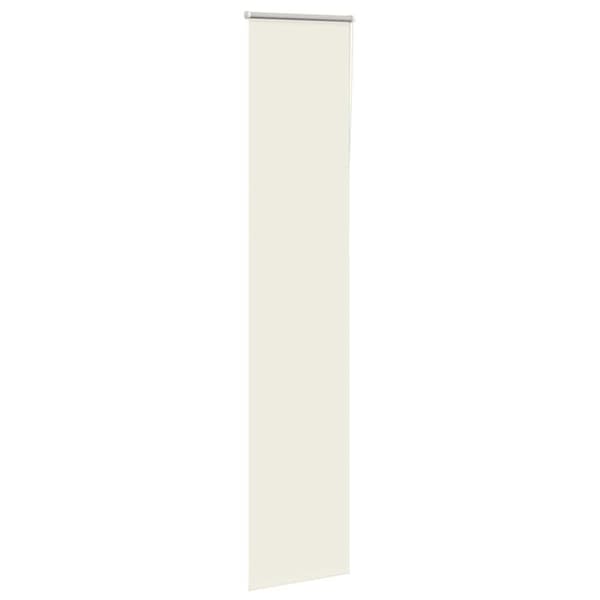 vidaXL Rullgardin mörkläggning naturvit 40x210 cm tyg bredd 35,7 cm