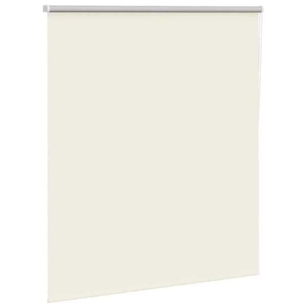 vidaXL Rullgardin mörkläggning naturvit 140x175 cm tygbredd 136,6 cm