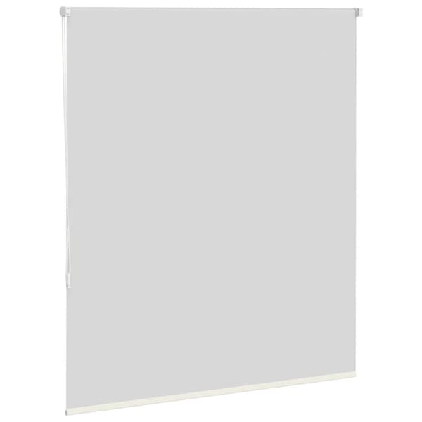vidaXL Rullgardin mörkläggning naturvit 140x175 cm tygbredd 136,6 cm