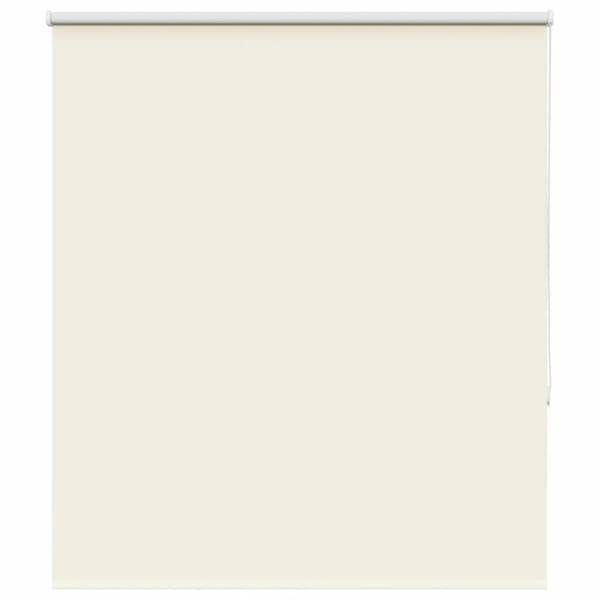 vidaXL Rullgardin mörkläggning naturvit 140x175 cm tygbredd 136,6 cm