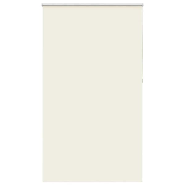 vidaXL Rullgardin mörkläggning naturvit 130x210 cm tygbredd 126,6 cm