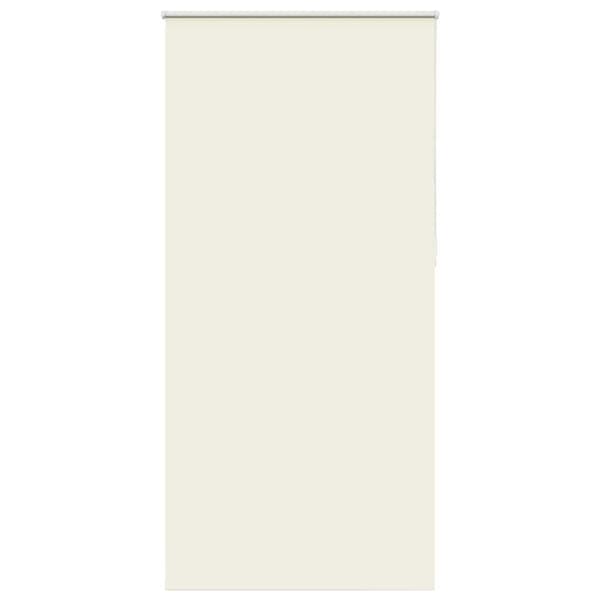 vidaXL Rullgardin mörkläggning naturvit 110x210 cm tygbredd 105,7 cm