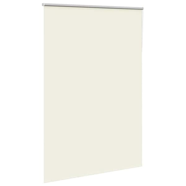 vidaXL Rullgardin mörkläggning naturvit 165x230 cm tygbredd 161,6 cm