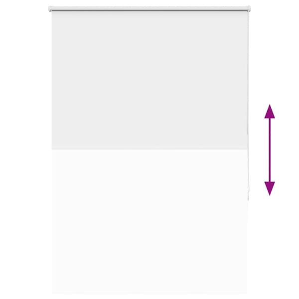 vidaXL Rullegardin lystette 95x130 cm stoff bredde 90,7 cm polyester
