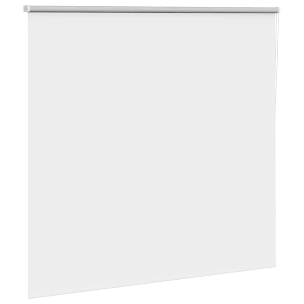 vidaXL Rullgardin mörkläggning vit 150x130 cm tyg bredd 146,6 cm