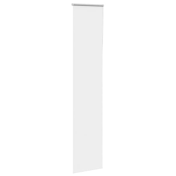 vidaXL Rullgardin mörkläggning vit 55x210 cm tyg bredd 50,7 cm