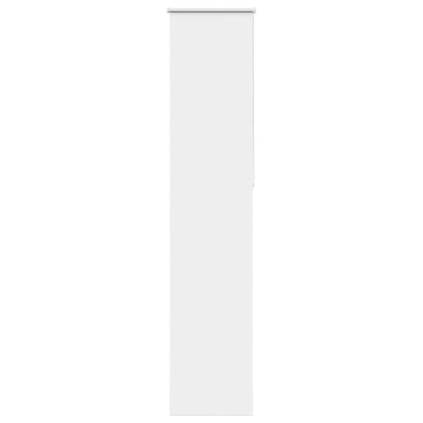 vidaXL Rullgardin mörkläggning vit 55x210 cm tyg bredd 50,7 cm