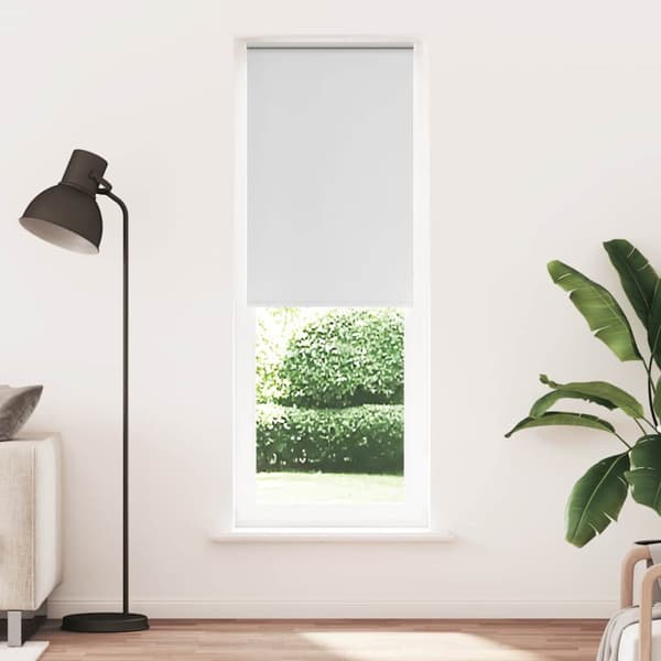 vidaXL Rullgardin mörkläggningsgardin vit 85x210 cm tyg bredd 80,7 cm