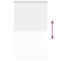 Miniatyrbilde 9 av 11: vidaXL Rullegardin lystette 125x210 cm stoff bredde 121,6 cm polyester