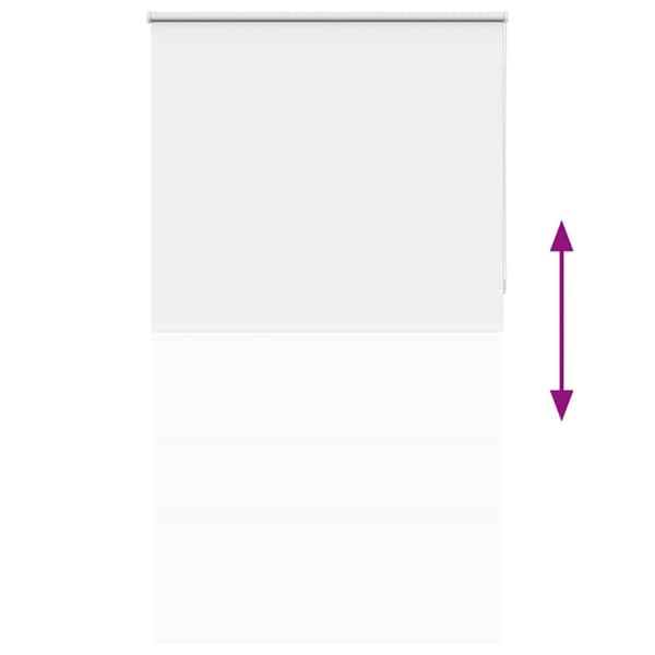 vidaXL Rullegardin lystette 135x210 cm stoff bredde 131,6 cm polyester