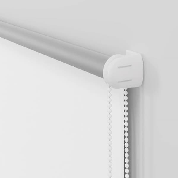 vidaXL Rullgardin mörkläggning vit 60x210 cm tyg bredd 55,7 cm