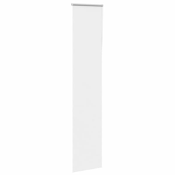 vidaXL Rullgardin mörkläggning vit 55x230 cm tyg bredd 50,7 cm