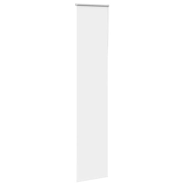 vidaXL Rullgardin mörkläggning vit 50x210 cm tyg bredd 45,7 cm