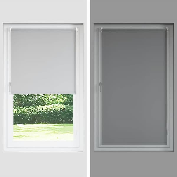 vidaXL Rullegardin lystette 105x210 cm stoff bredde 100,7 cm polyester
