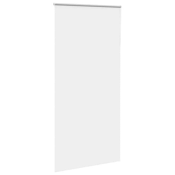 vidaXL Rullgardin mörkläggningsgardin vit 95x210 cm tygbredd 90,7 cm