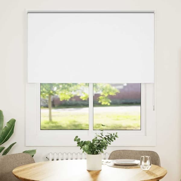 vidaXL Rullaverho Blackout valkoinen 135x175 cm Kankaan leveys 131,6cm