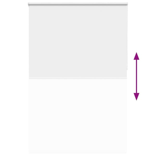 vidaXL Rullegardin lystette 150x230 cm stoff bredde 146,6 cm polyester