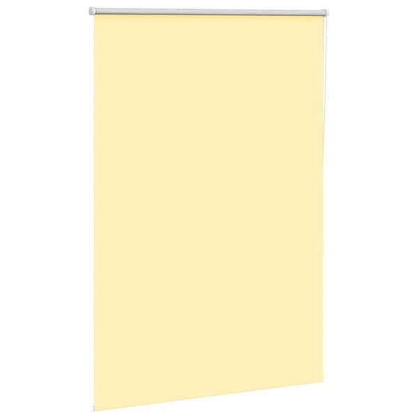 vidaXL Rullaverho Blackout keltainen 105x150 cm Kankaan leveys 100,7cm
