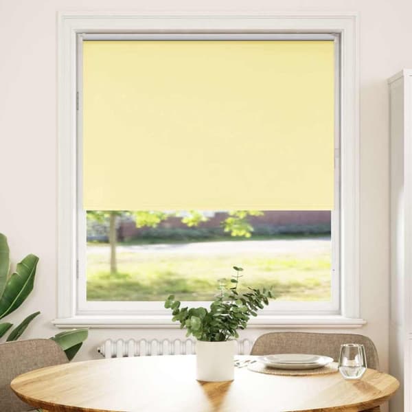 vidaXL Rullegardin lystette 90x150 cm stoff bredde 85,7 cm polyester