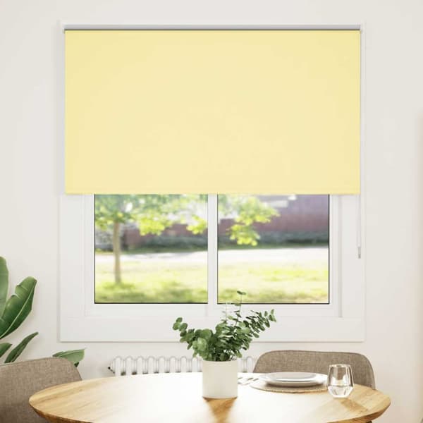 vidaXL Rullegardin lystette 140x150 cm stoff bredde 136,6 cm polyester