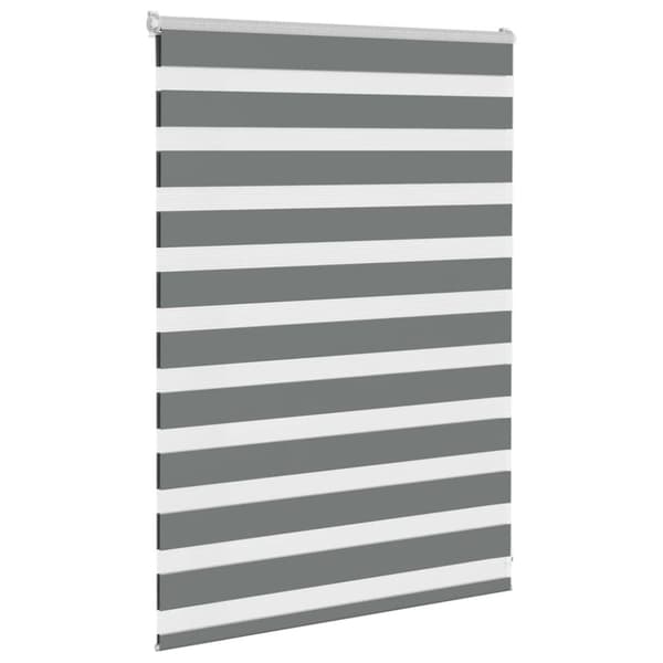 vidaXL Sebragardin mørkegrå 95x100 cm stoff bredde 90,9 cm polyester