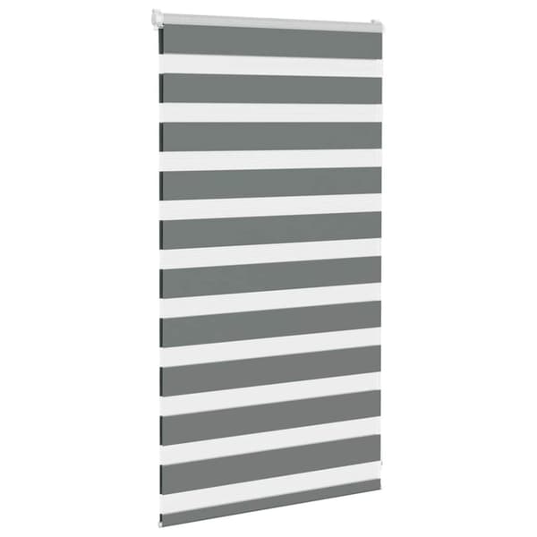vidaXL Sebragardin mørkegrå 80x100 cm stoff bredde 75,9 cm polyester