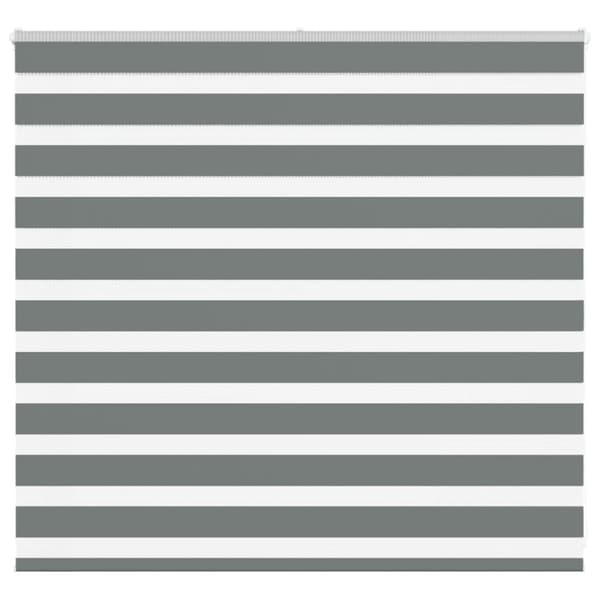 vidaXL zebragardin mørkegrå 155x100 cm stofbredde 150,9 cm polyester
