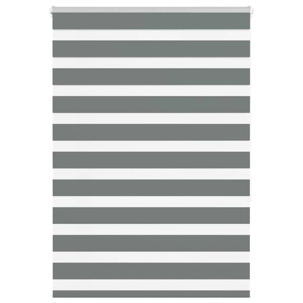 vidaXL zebragardin mørkegrå 105x150 cm stofbredde 100,9 cm polyester