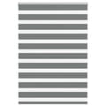 Miniatyrbillede 1 af 11: vidaXL zebragardin mørkegrå 105x100 cm stofbredde 100,9 cm polyester