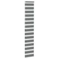 Miniatyrbild 4 av 11: vidaXL Rullgardin zebra mörkgrå 45x200 cm tyg bredd 40,9 cm polyester