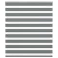 Miniatyrbillede 1 af 11: vidaXL zebragardin mørkegrå 135x150 cm stofbredde 130,9 cm polyester