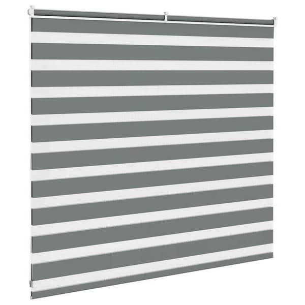 vidaXL Sebragardin mørkegrå 160x100 cm stoff bredde 155,9 cm polyester