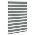 Miniatyrbillede 3 af 11: vidaXL zebragardin mørkegrå 100x150 cm stofbredde 95,9 cm polyester