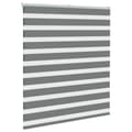 Miniatyrbillede 3 af 11: vidaXL zebragardin mørkegrå 135x100 cm stofbredde 130,9 cm polyester