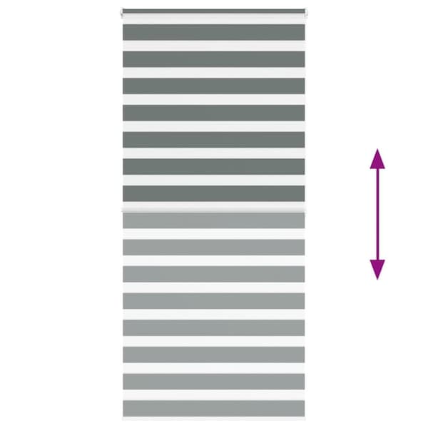 vidaXL Seepra rullaverho 100x200 cm kankaan leveys 95,9 cm polyesteri