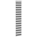 Miniatyrbillede 3 af 11: vidaXL zebragardin mørkegrå 45x230 cm stofbredde 40,9 cm polyester
