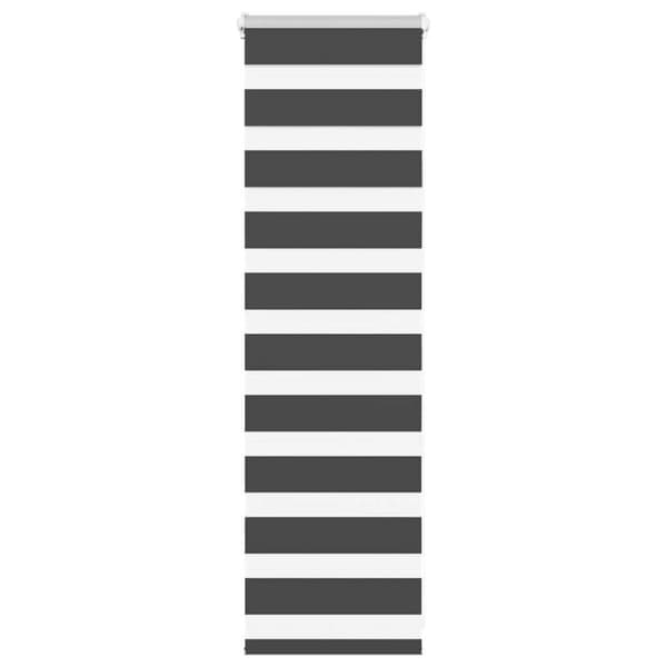 vidaXL zebragardin sort 40x100 cm stofbredde 35,9 cm polyester