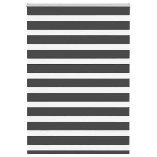 vidaXL zebragardin sort 95x100 cm stofbredde 90,9 cm polyester