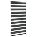 Miniatyrbillede 4 af 11: vidaXL zebragardin sort 85x100 cm stofbredde 80,9 cm polyester