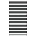 Miniatyrbillede 1 af 11: vidaXL zebragardin sort 80x100 cm stofbredde 75,9 cm polyester