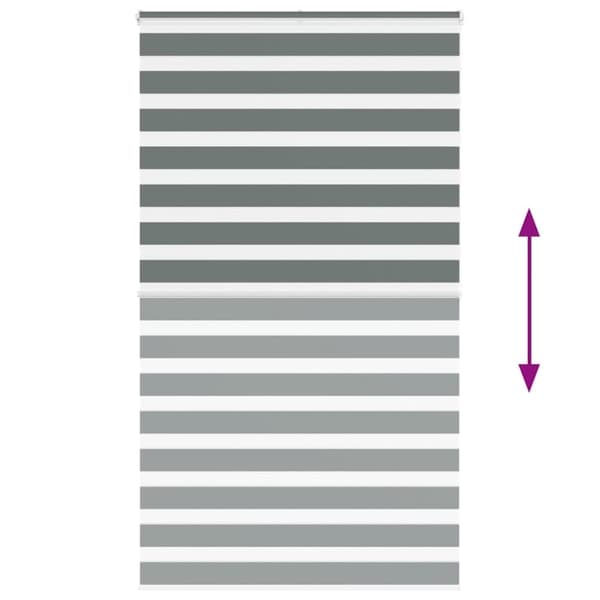 vidaXL Seepra rullaverho 125x200 cm kankaan leveys 120,9 cm polyesteri
