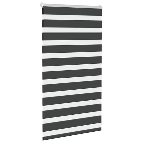 vidaXL Sebragardin svart 90x100 cm stoff bredde 85,9 cm polyester