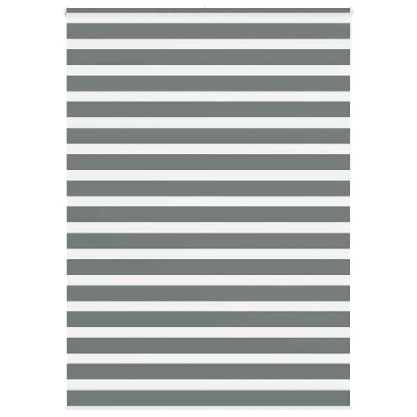 vidaXL Sebragardin mørkegrå 160x230 cm stoff bredde 155,9 cm polyester