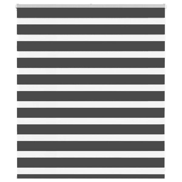 vidaXL zebragardin sort 130x100 cm stofbredde 125,9 cm polyester