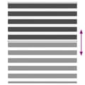 Pikkukuva 5 / 11: vidaXL Seepra rullaverho 125x100 cm kankaan leveys 120,9 cm polyesteri