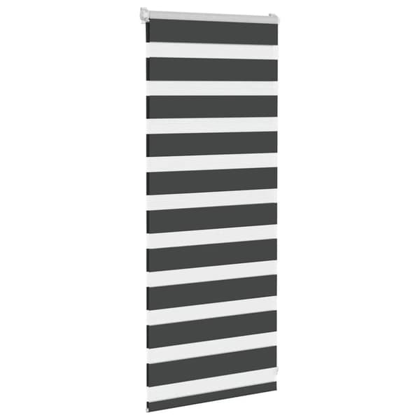 vidaXL zebragardin sort 65x100 cm stofbredde 60,9 cm polyester