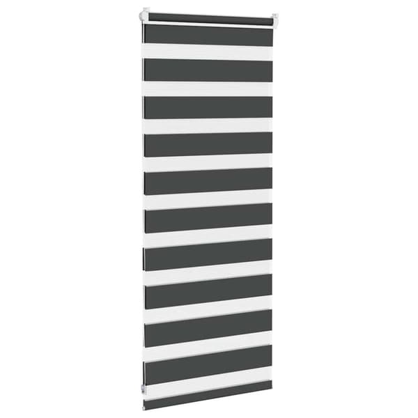 vidaXL zebragardin sort 65x100 cm stofbredde 60,9 cm polyester