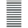Miniatyrbillede 1 af 11: vidaXL zebragardin mørkegrå 125x230 cm stofbredde 120,9 cm polyester