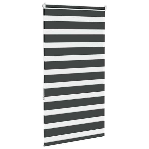 vidaXL zebragardin sort 75x150 cm stofbredde 70,9 cm polyester